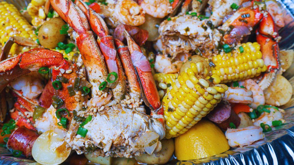 Dungeness Crab and Shrimp Seafood Boil