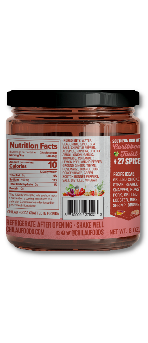 Chilau Barbecue Paste - Caribbean Fusion (2 Pack)